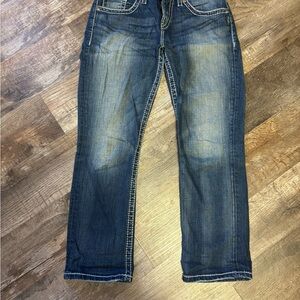 Silver Natsuki Capri Jeans Women’s Dark Blue Jeans Size 28